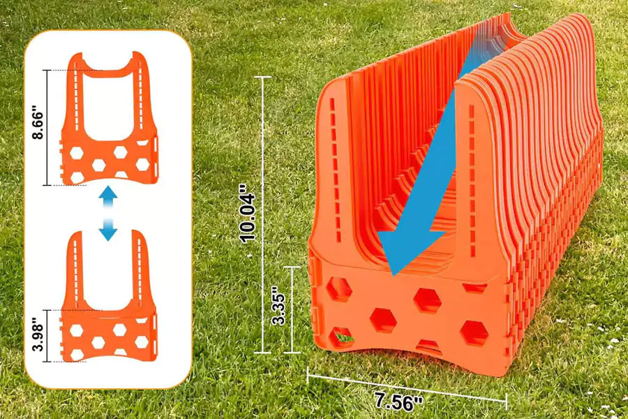 Adjustable 20 feet RV sewer hose support