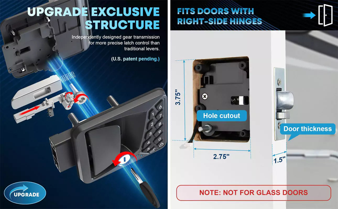Kohree keyless rv lock universal fit sizes