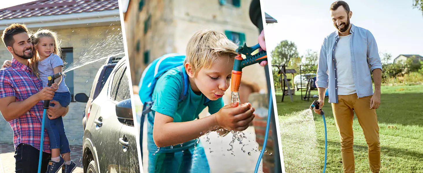 RV water hose use for watering, drinking and gardening