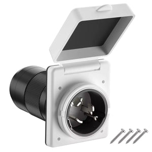 RV 50 Amp Power Plug Twist Lock Inlet - Kohree