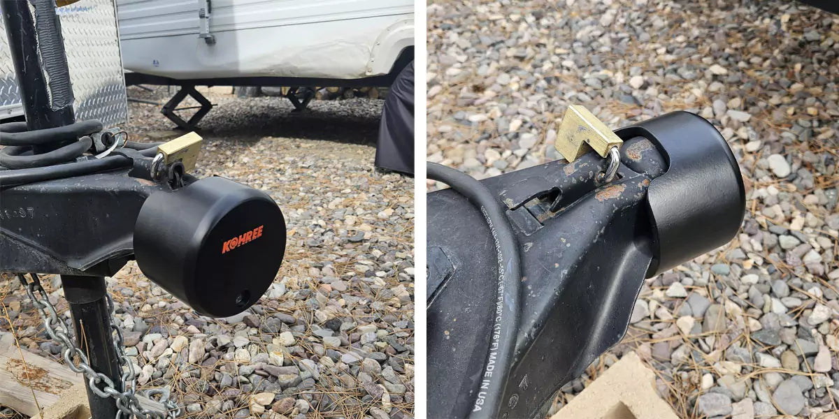 Trailer tongue lock