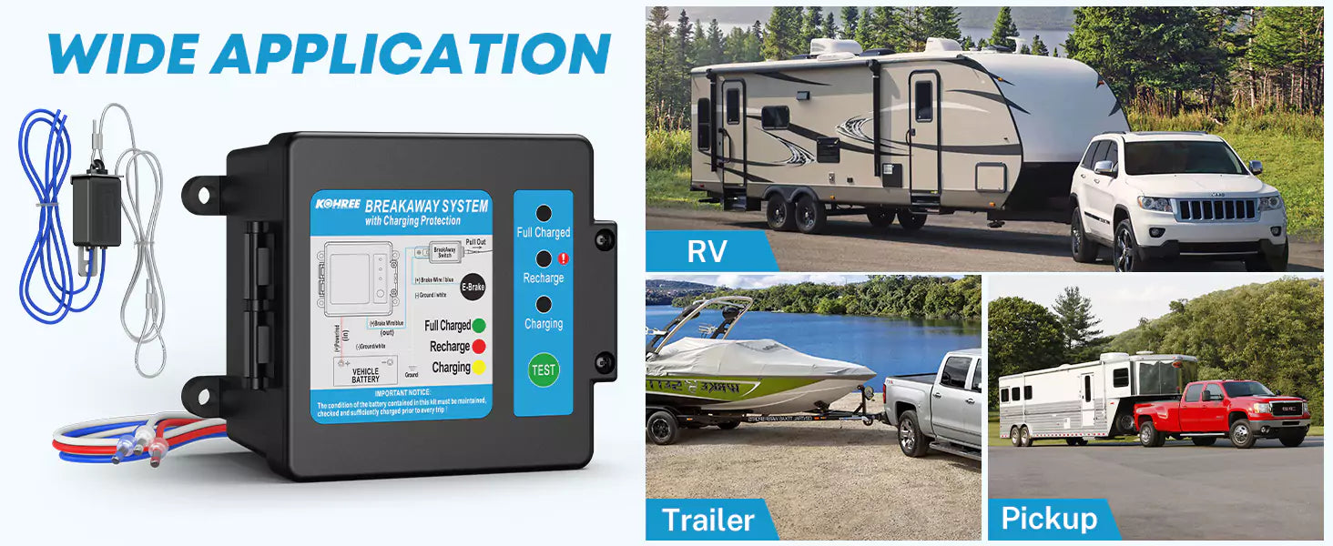 Trailer brake away application