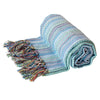 sky color peshtemal beach towel - rolled