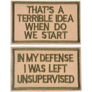 2 Pieces Don't Tread on Me Tactical Patch Military Morale Patch