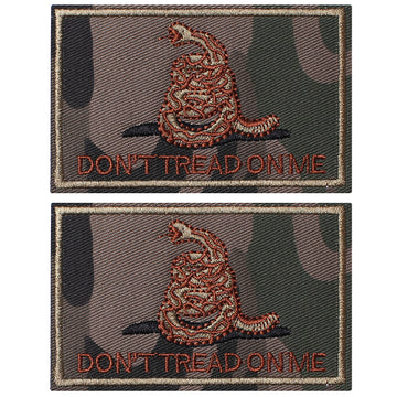 2 Pieces Don't Tread on Me Tactical Patch Military Morale Patch