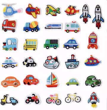 1 100 ASSORTED RANDOM PATCHES iron on & Sew On Wholesale