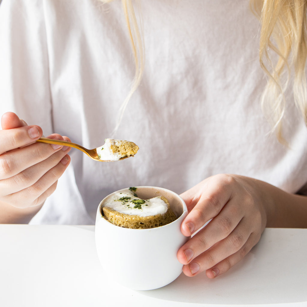 Lekkere matcha mug cake