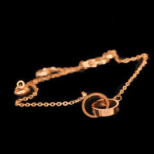 Anklets Jewellery Sets Rose gold anklet 