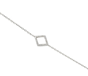 Diamond Initial N Gold Bracelet – Ntinga Jewellery