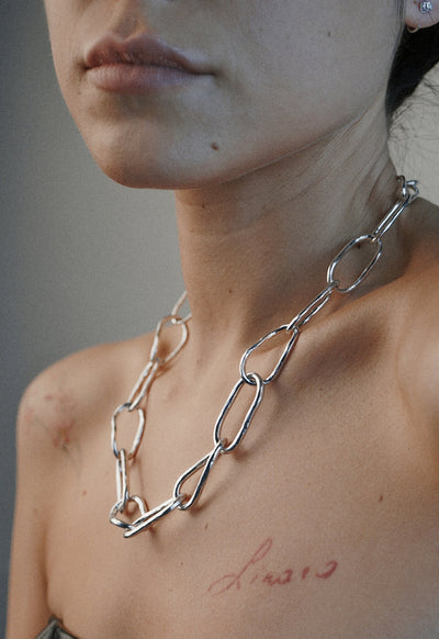 NO accessories Silver MORE NO Chunky Necklace MORE – | ACCESSORIES