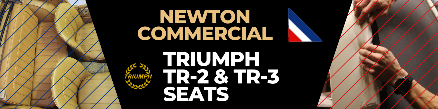 NEWTON COMMERCIAL TRIUMPH TR2 & TR3 ORIGINAL SEAT COVERS