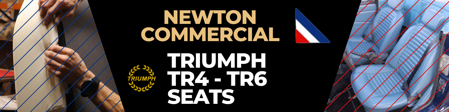 NEWTON COMMERCIAL TRIUMPH TR4 - TR6 ORIGINAL SEAT COVERS