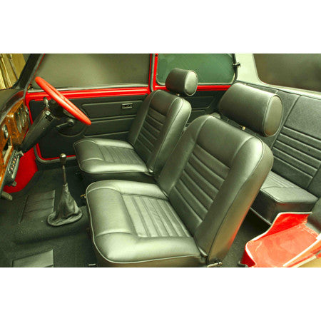 MINI "CLASSIC" SEAT COVER KIT- RECLINING FRONT SEATS WITH HEADRESTS