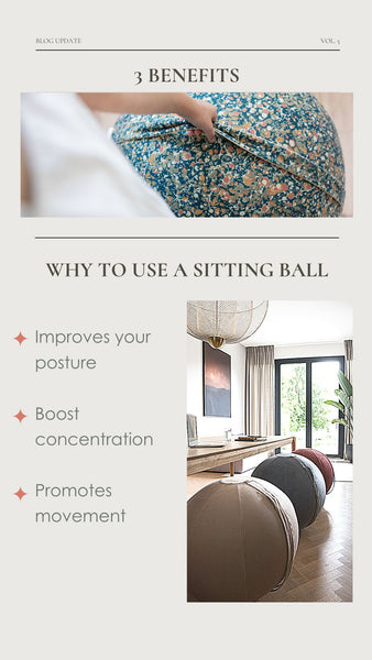 benefits of a sitting ball