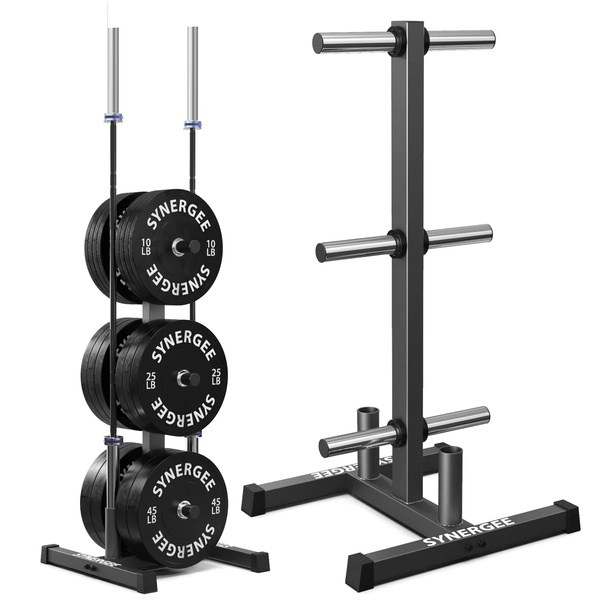 Synergee Olympic Weight Plate & Barbell Holder