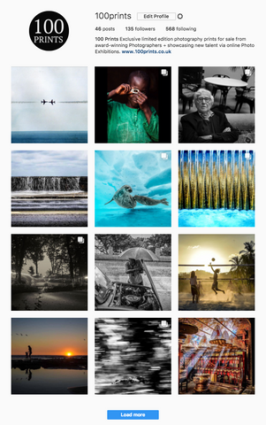 100 Prints on Instagram