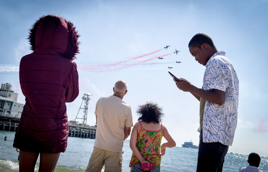 The Red Arrows at the Bournemouth Air Show