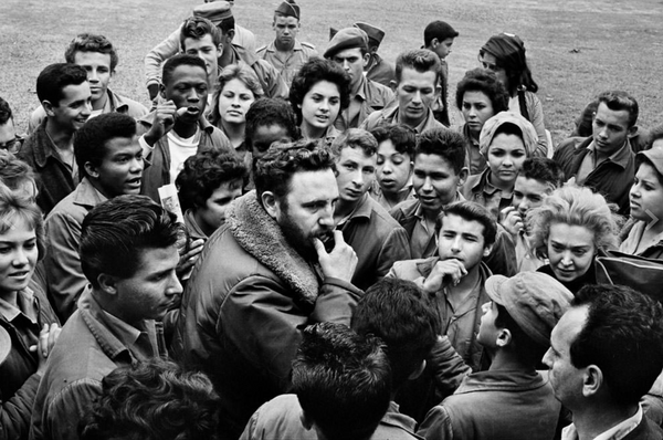 Fidel Castro in Cuba. Photo by Elliott Erwitt