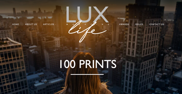 100 Prints Wins Lux Award