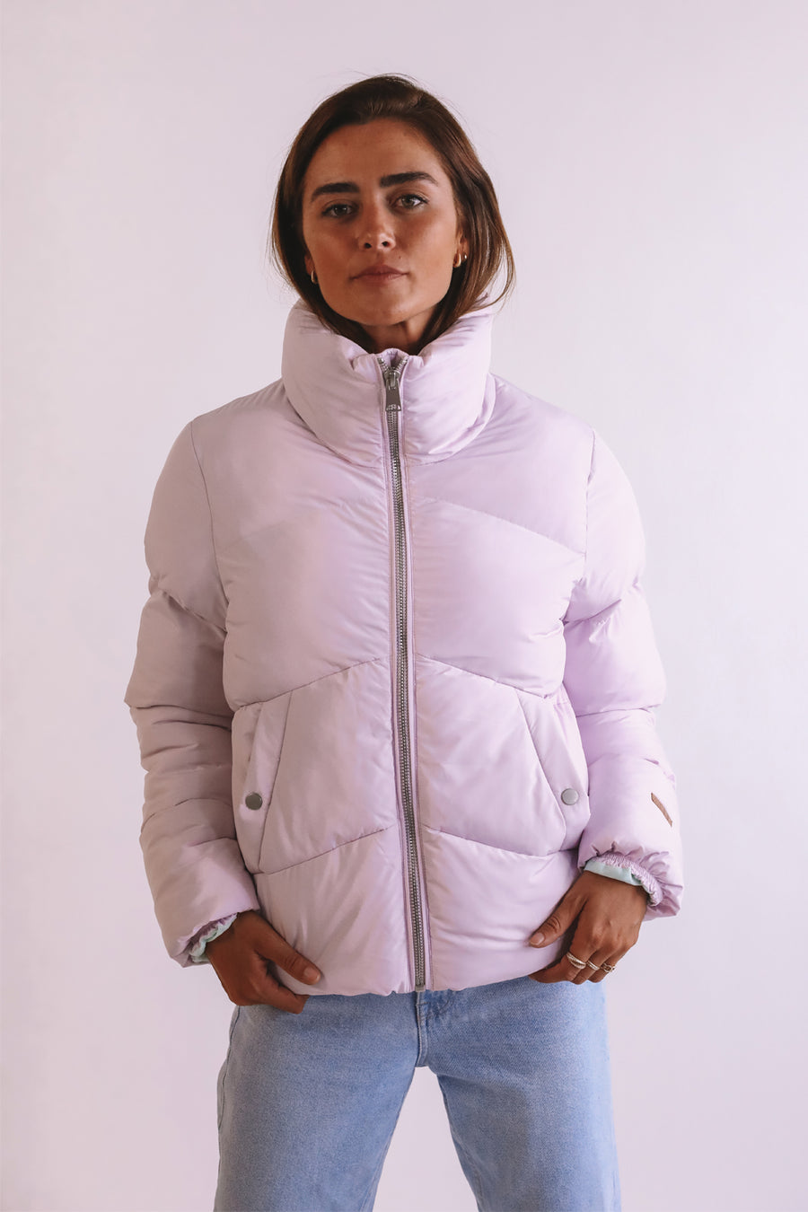 pink sherpa jacket