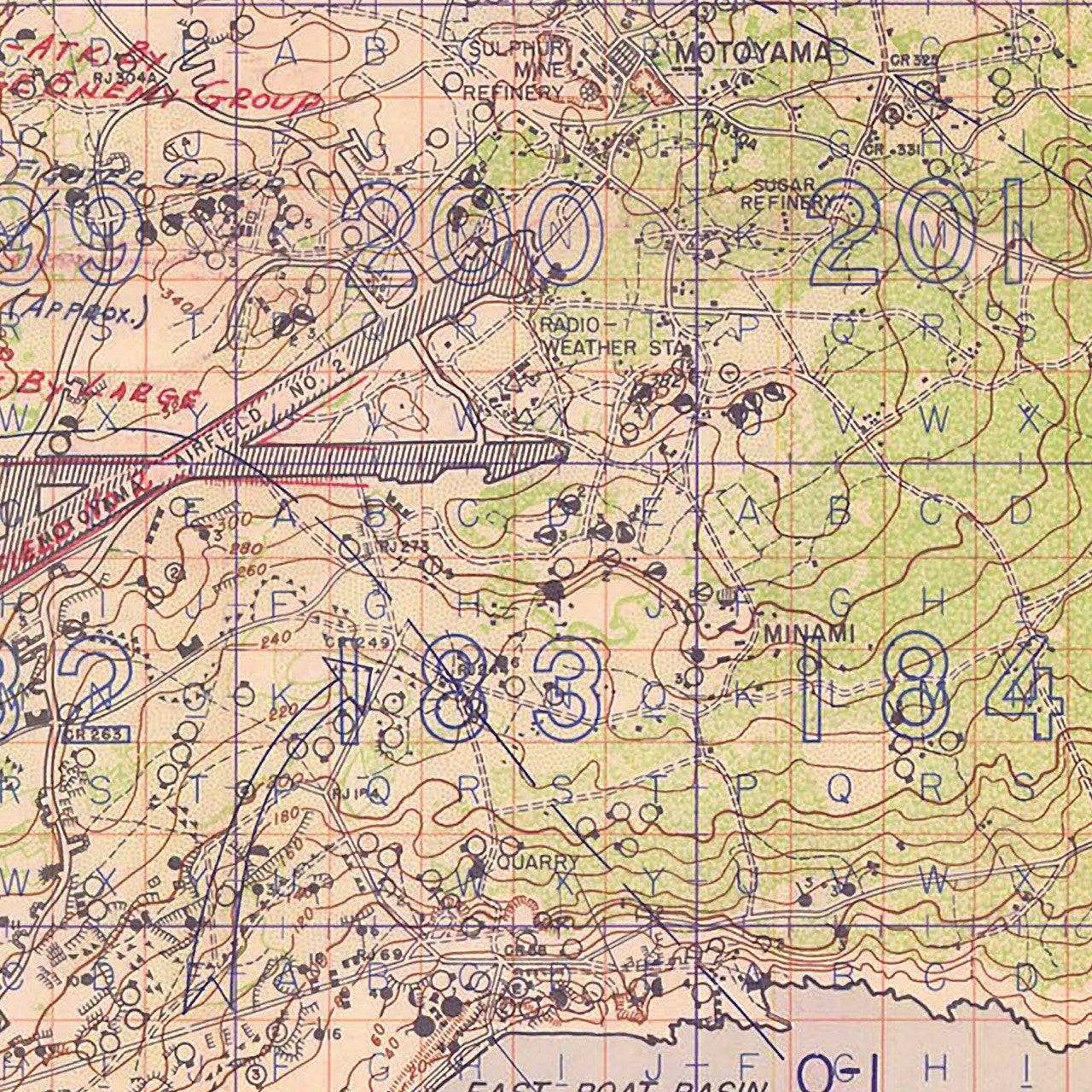 Usmc Iwo Jima Wwii Map