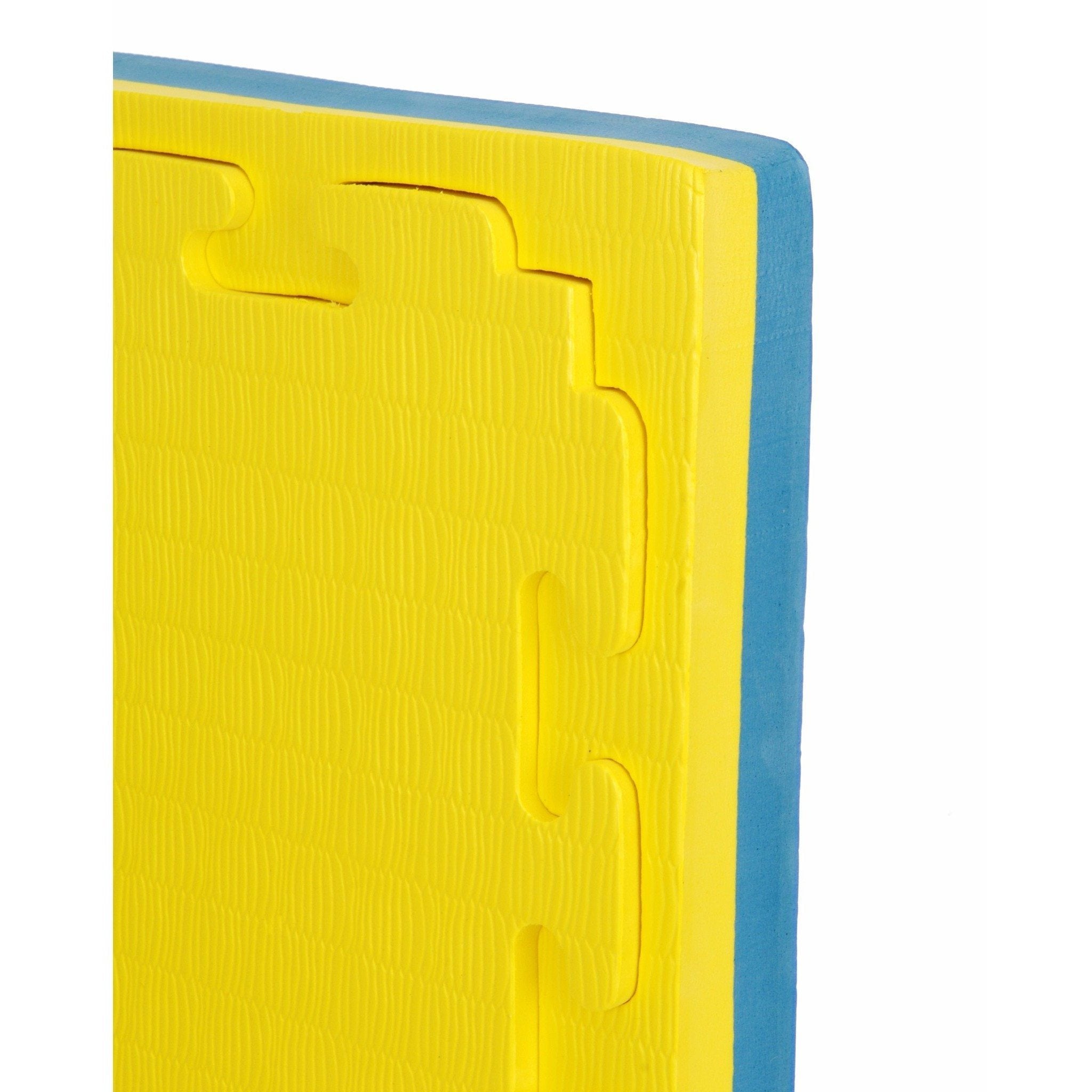 Cannons Uk Premium Yellow And Blue 40mm Tatami Mma Jigsaw Mats