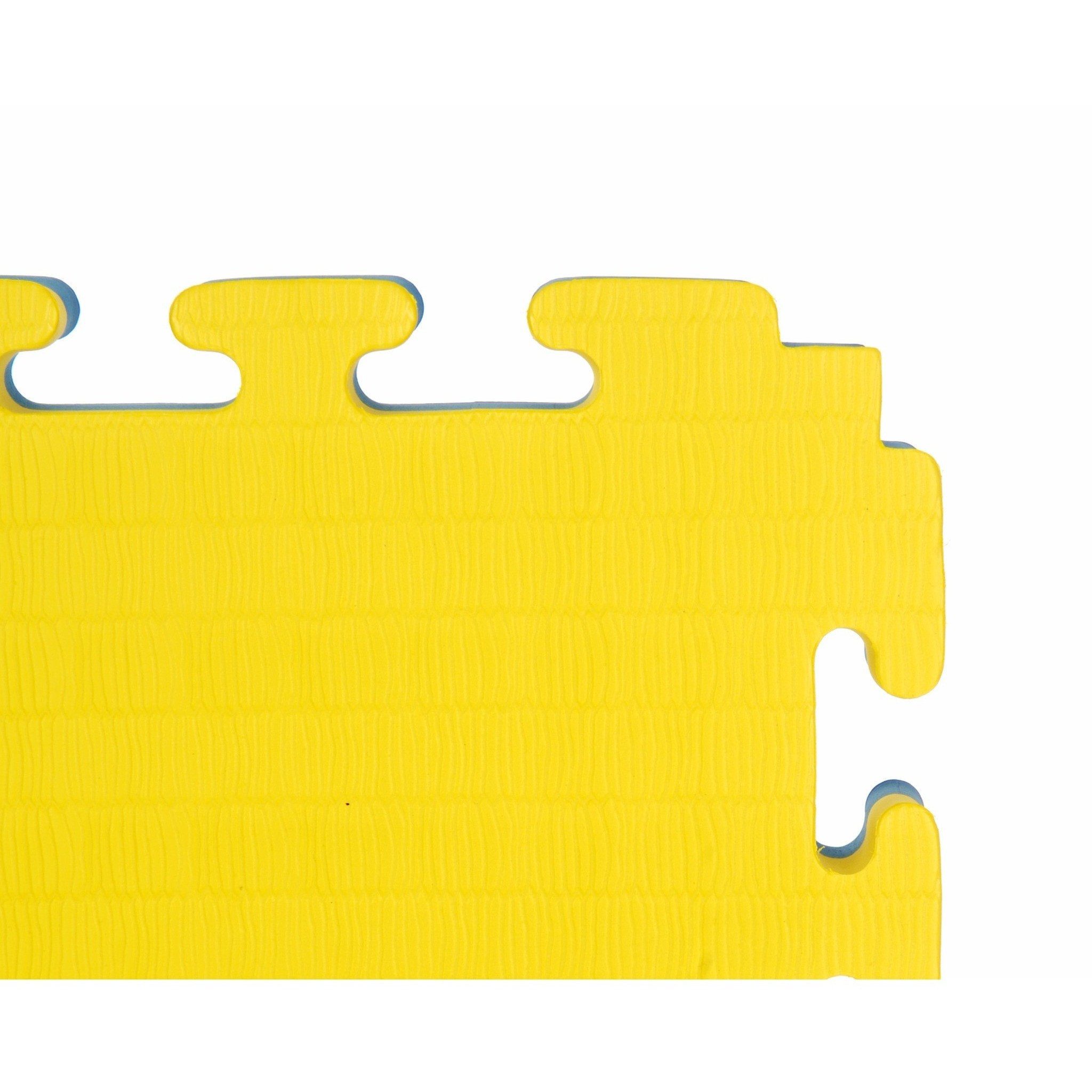 Cannons Uk Premium Yellow And Blue 40mm Tatami Mma Jigsaw Mats