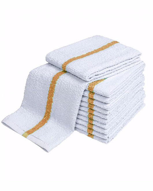 Bar Towels Mop Terry White or Striped