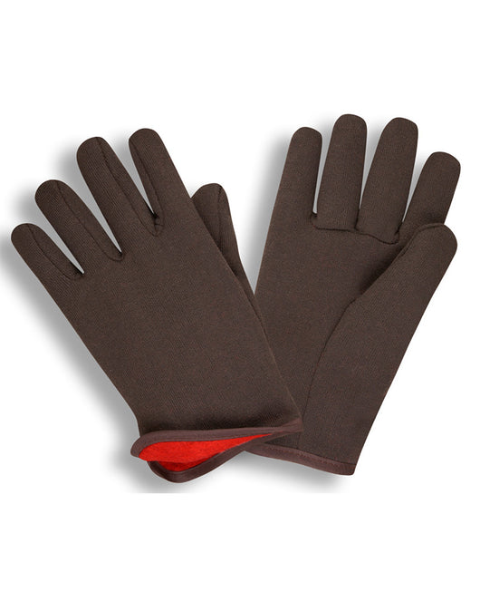 brown winter gloves