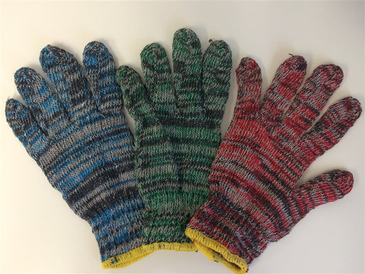 colored cotton gloves