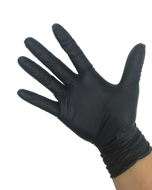 black nitrile gloves