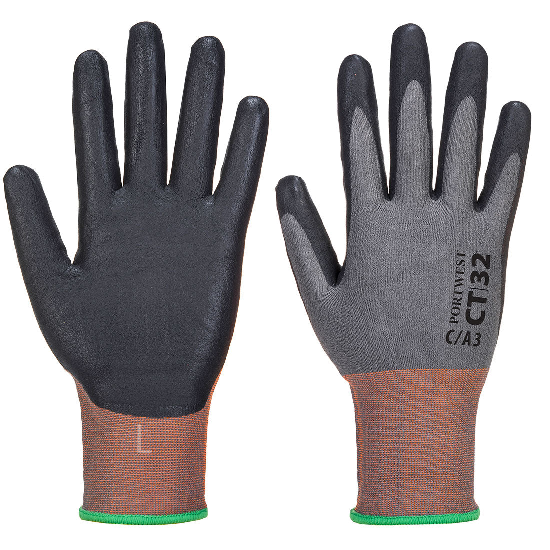 ANSI/ISEA 105-2016 A3 PU Coated CR Gloves