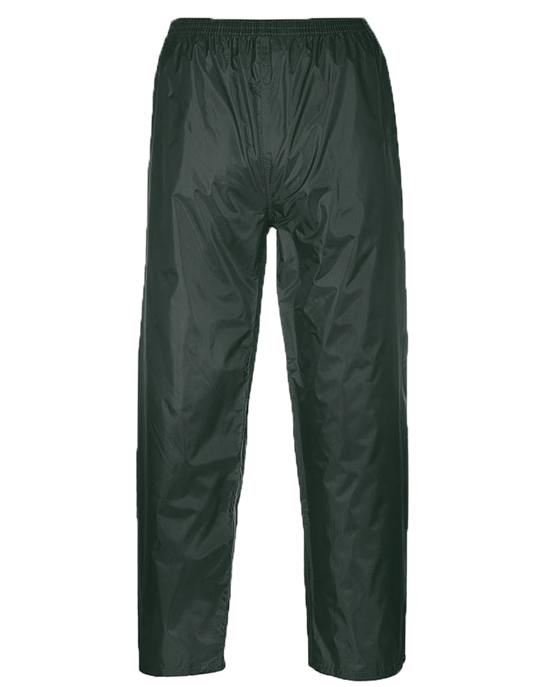 Portwest Green Classic 100% Waterproof Rain Pants - saraglove.com