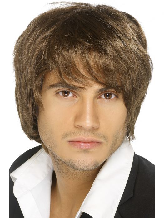 90 S Boy Band Wig Brown Magicboxfancydress Com