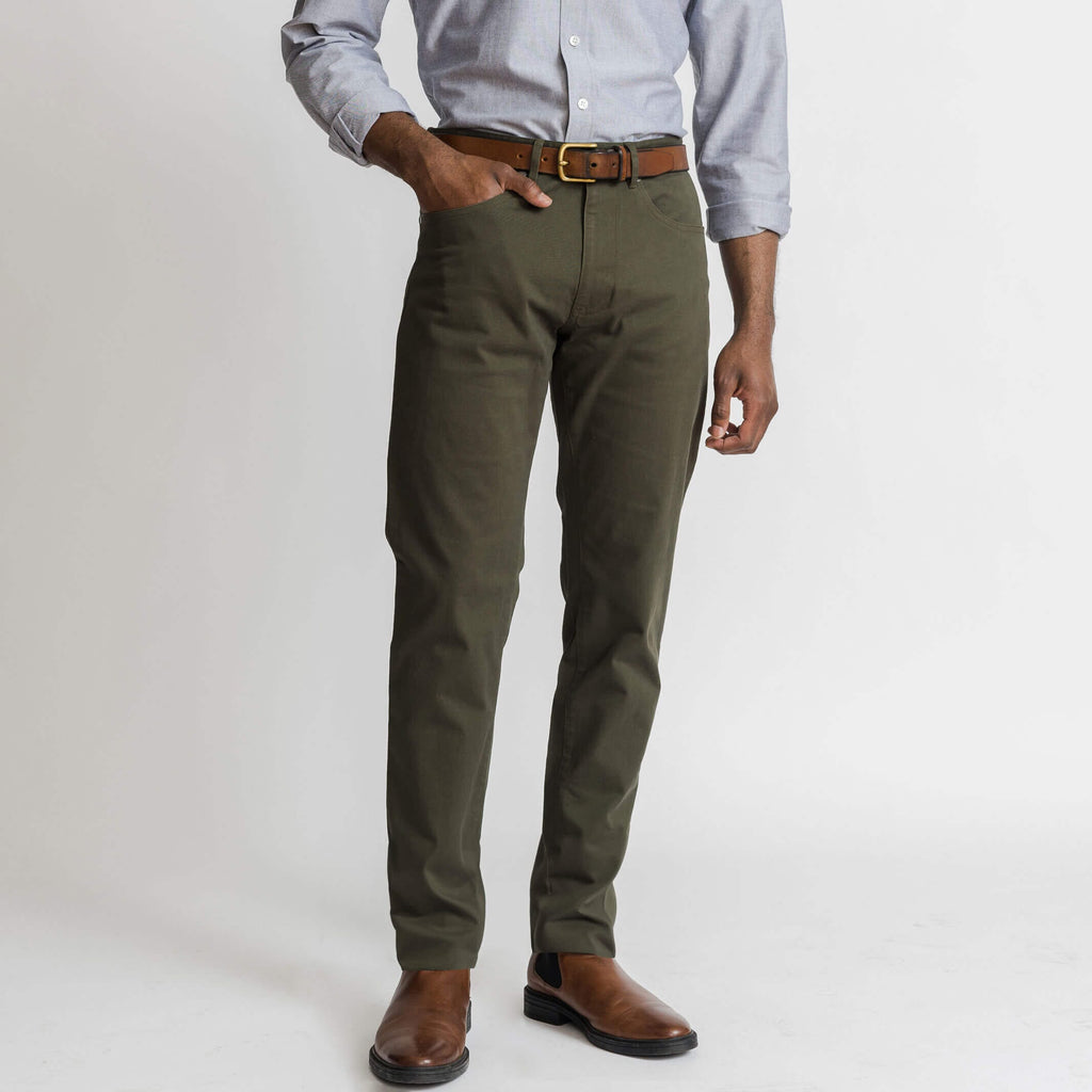 The Navy Franklin 5 Pocket Custom Pant – Ledbury