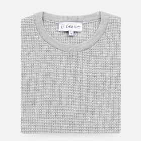 The Slate Blue Ashton Half-Zip Sweater – Ledbury