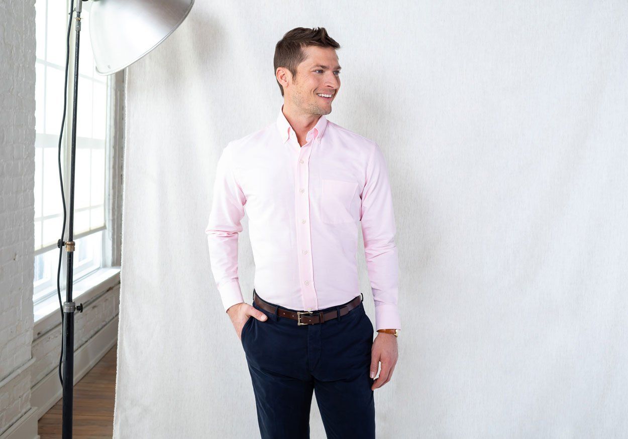 The Pink Mayfield Oxford Casual Shirt