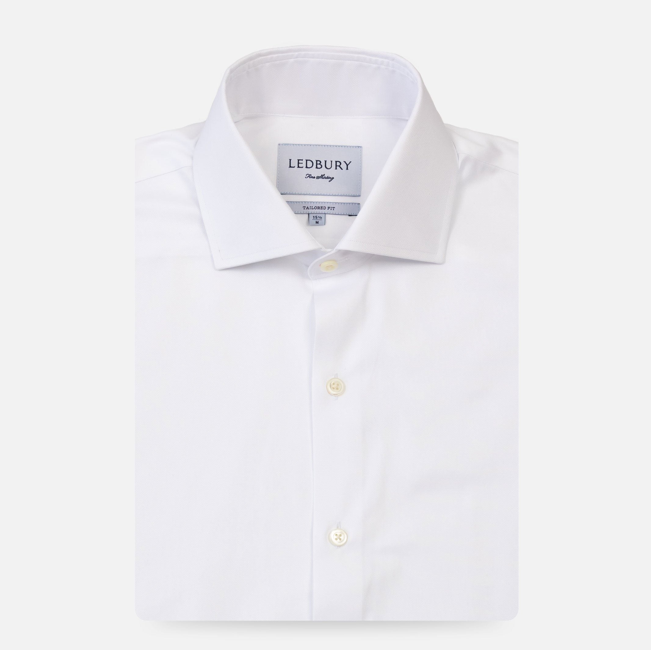 Ledbury Men's White Charlevoix French Cuff Dress Shirt Cotton | ModeSens