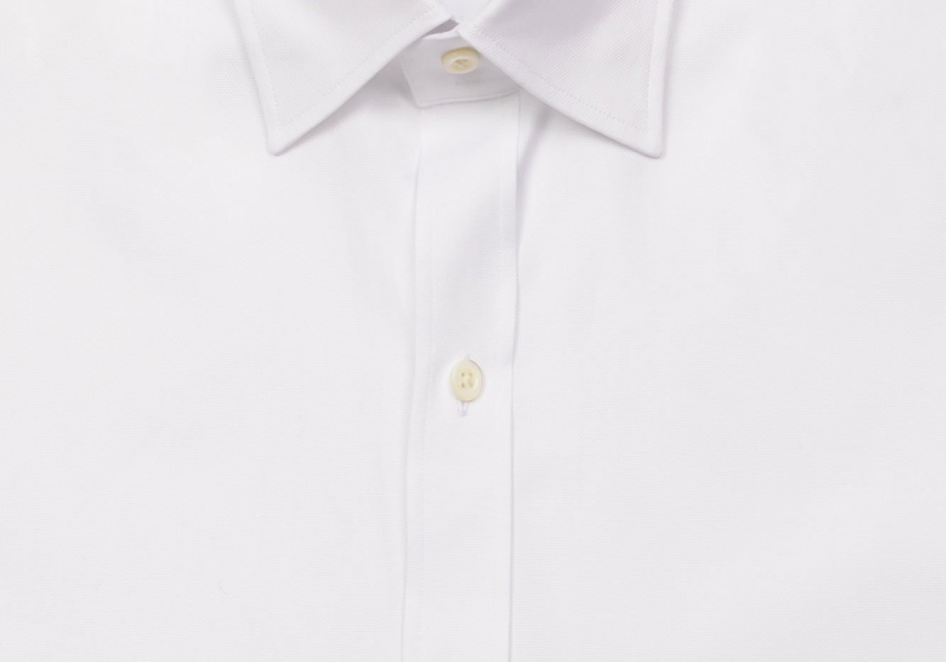 white dress shirt hidden buttons