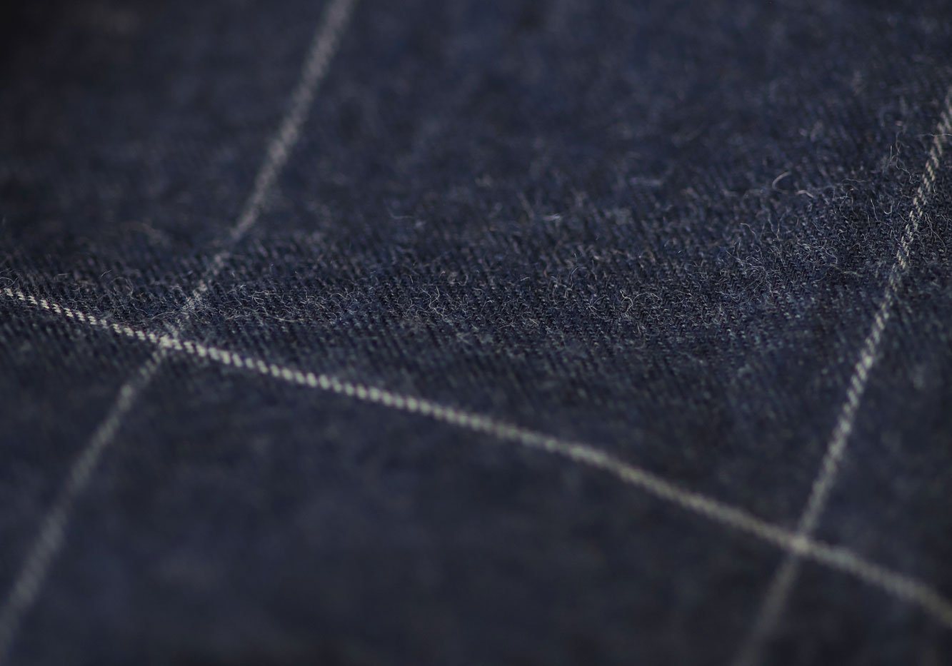 The Navy Heather Cardwell Cashmere Windowpane Casual Shirt