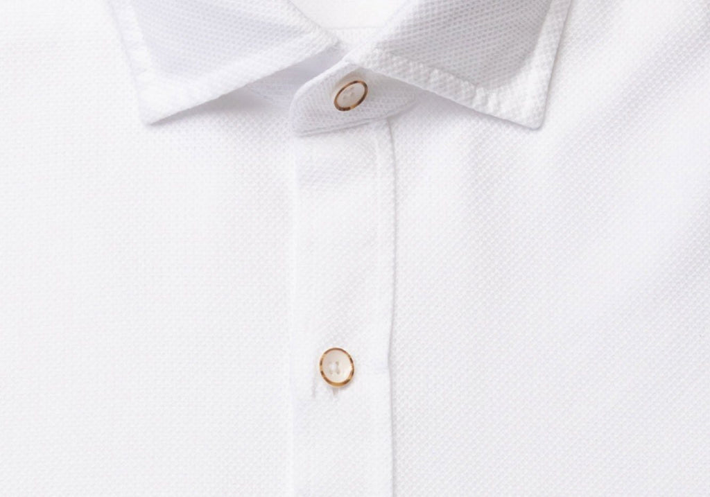 The White Kent Sport Texture Dress Shirt – Ledbury