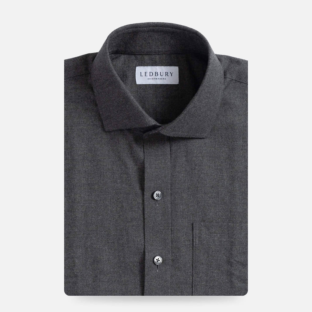 The Navy Gibbs Flannel Custom Shirt – Ledbury