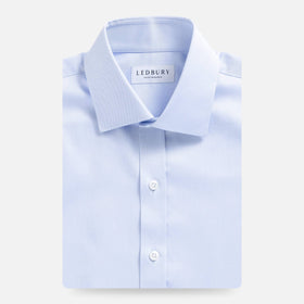 The White Sanders Non Iron Fine Twill Custom Shirt – Ledbury