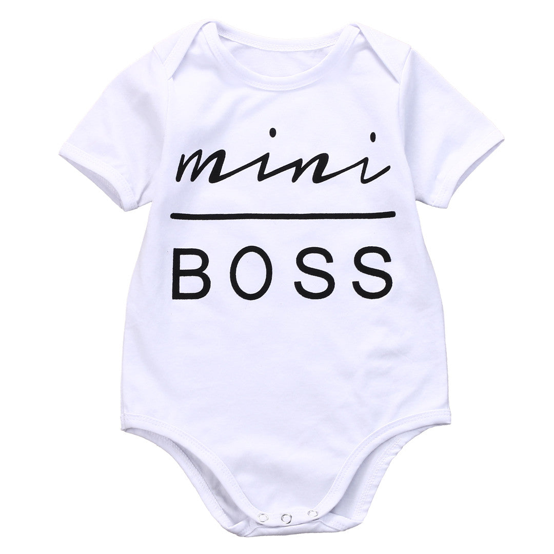 mini boss onesie