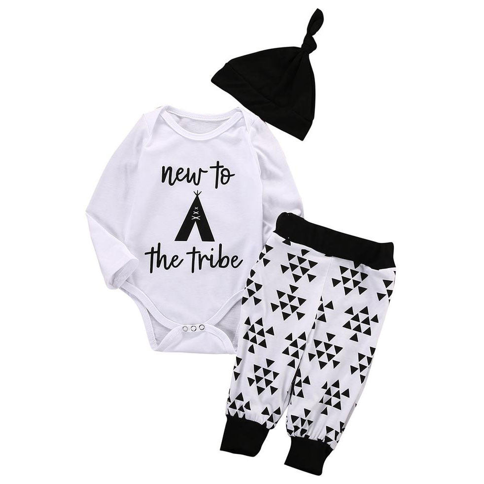 3 Piece 'New to the Tribe' Outfit 