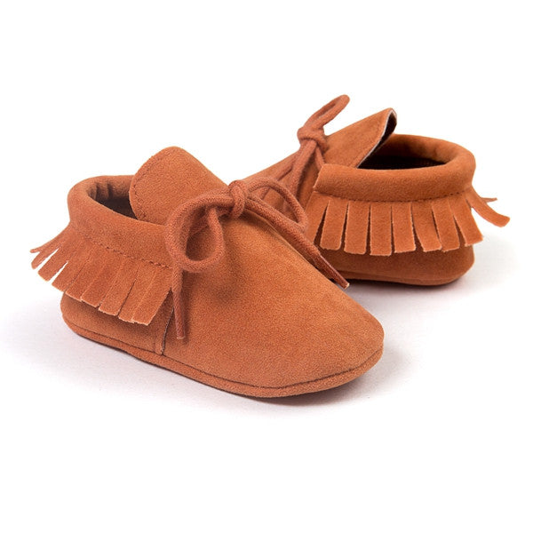 suede baby shoes