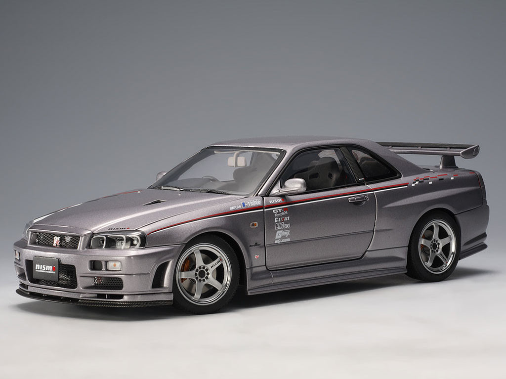 1:18 NISSAN SKYLINE GT-R (R34) NISMO S-TUNE VERSION (SPARKLING SILVER)