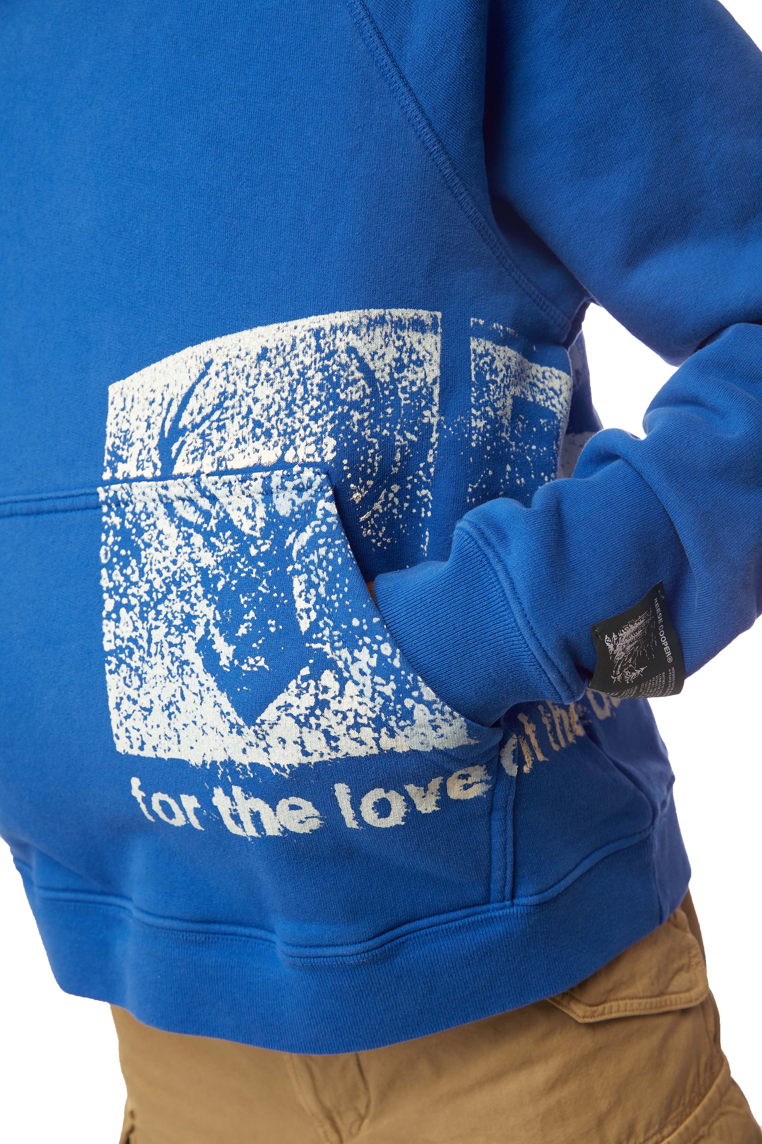 Reese Cooper Stamp Hooded Sweatshirt 'Royal Blue'