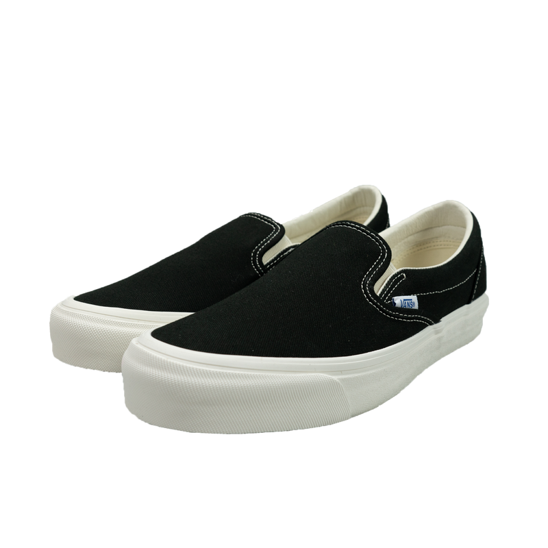 Vans Vault OG Classic Slip-On 'Black Canvas' [VN000UDF3SY] | ROOTED