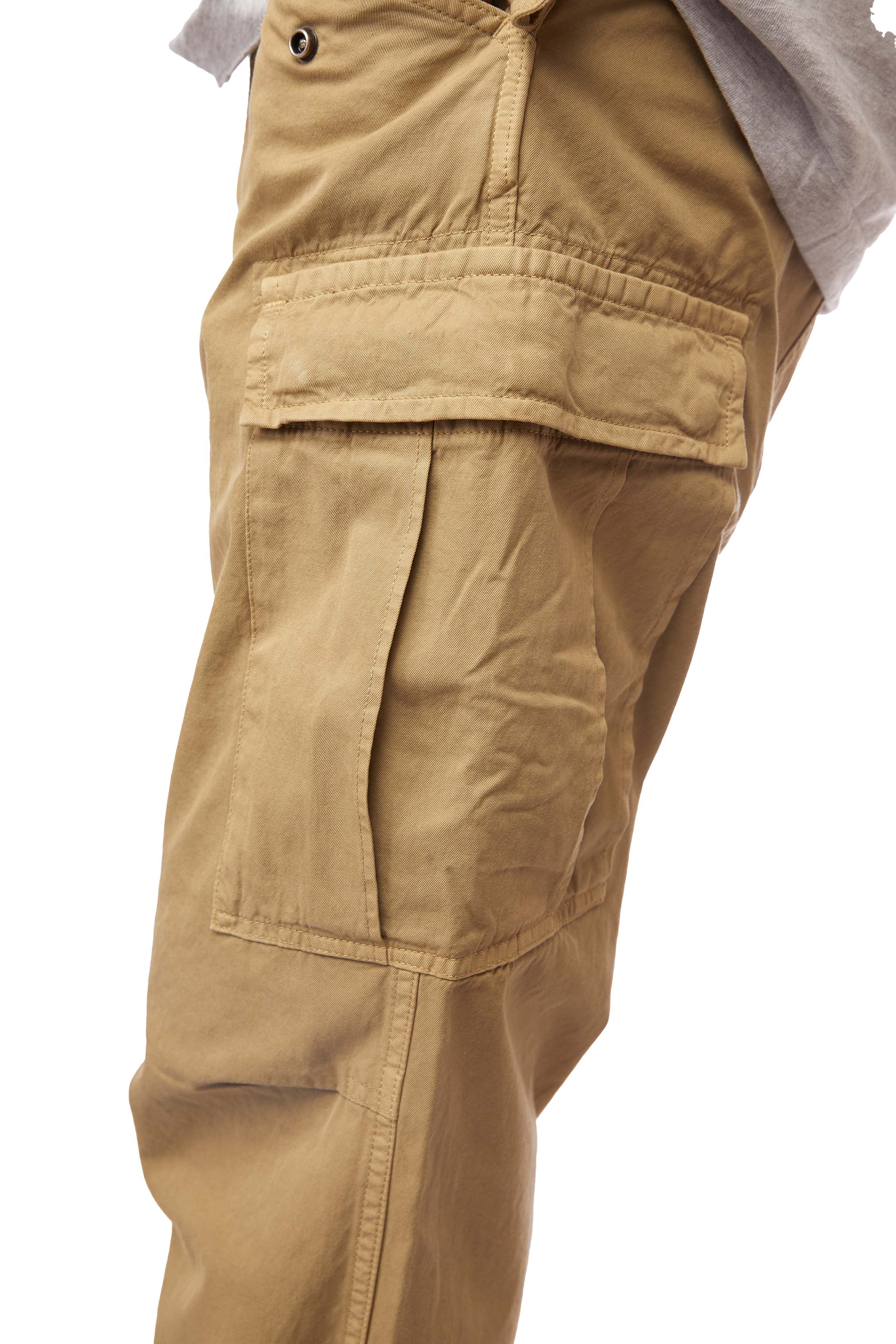 Visvim Eiger Sanction DMGD Pants 'Khaki'